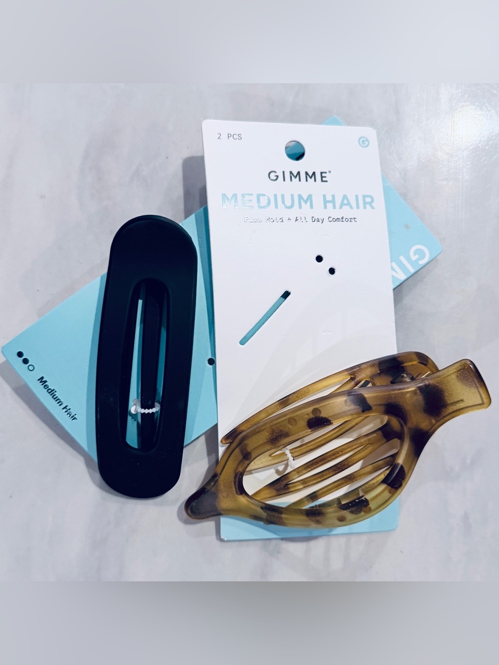 Gimme Beauty Lay Back Hair Barrette & Premium Lay Flat Claw Clips